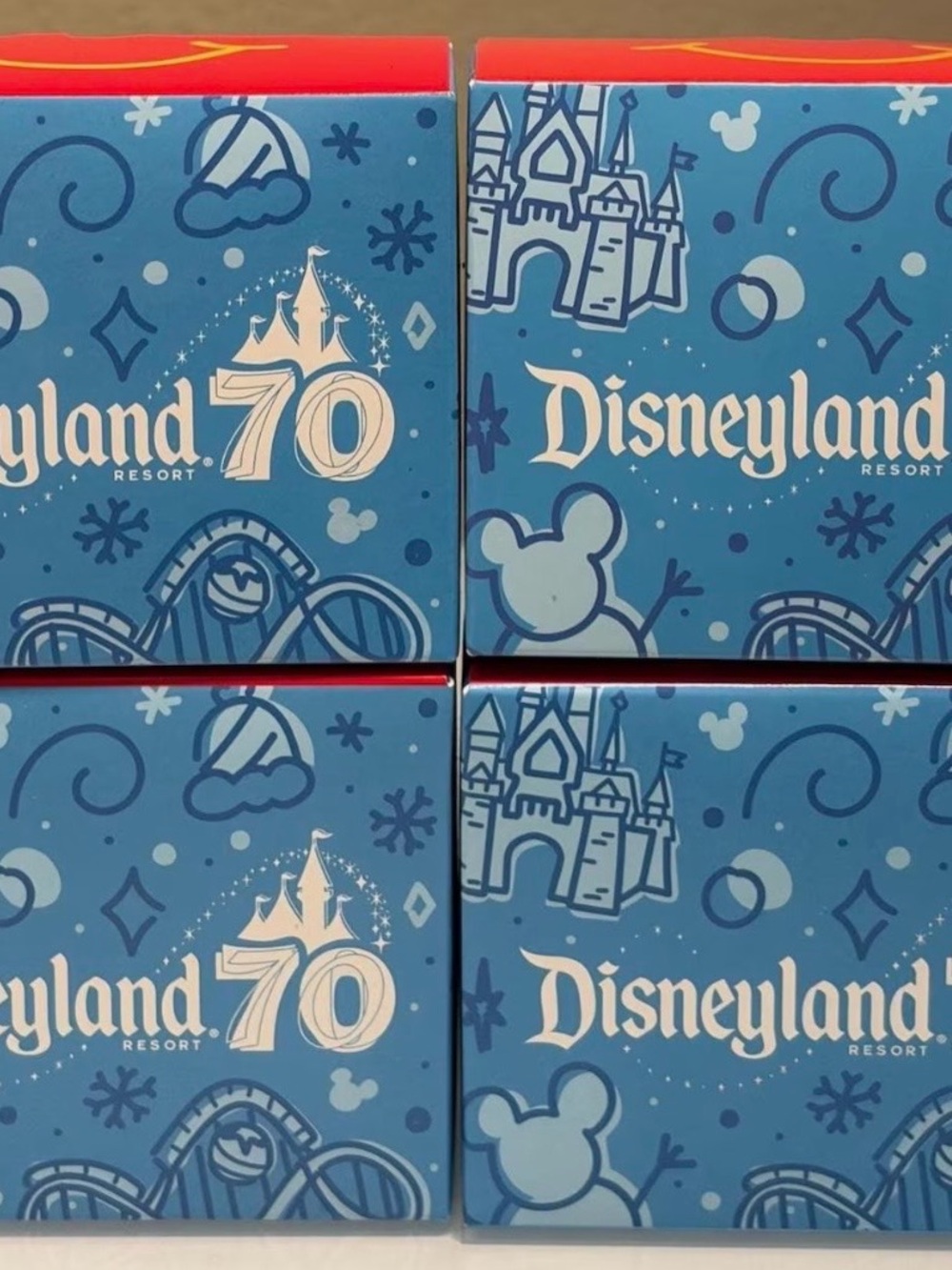 Disneyland 70th Anniversary Blue Collectible Lot of 31